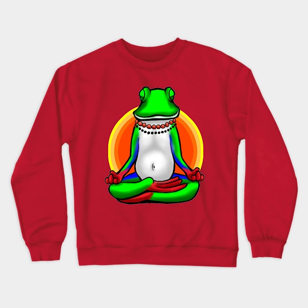 Zen Frog Crewneck Sweatshirt by BradleySMP